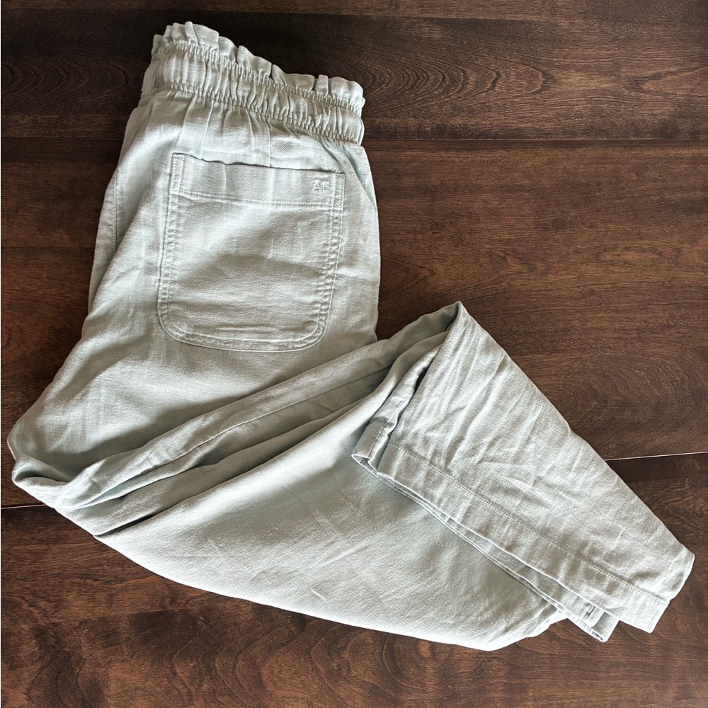 American Eagle Outfitters Wide Leg cotton/ Linen blend Pants - Picture 10 of 11